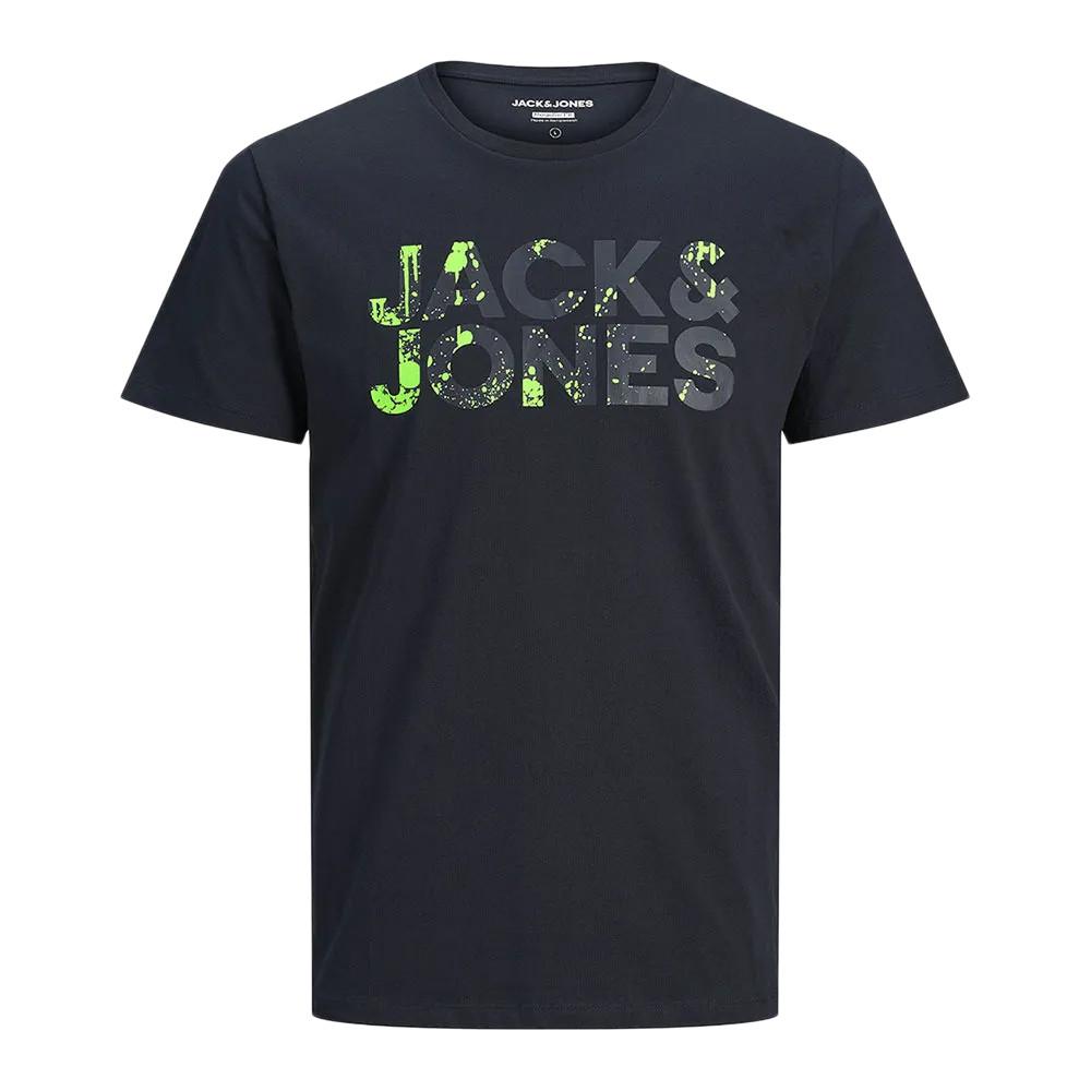 T-shirts Marine/Vert Homme Jack & Jones Plash Corp pas cher