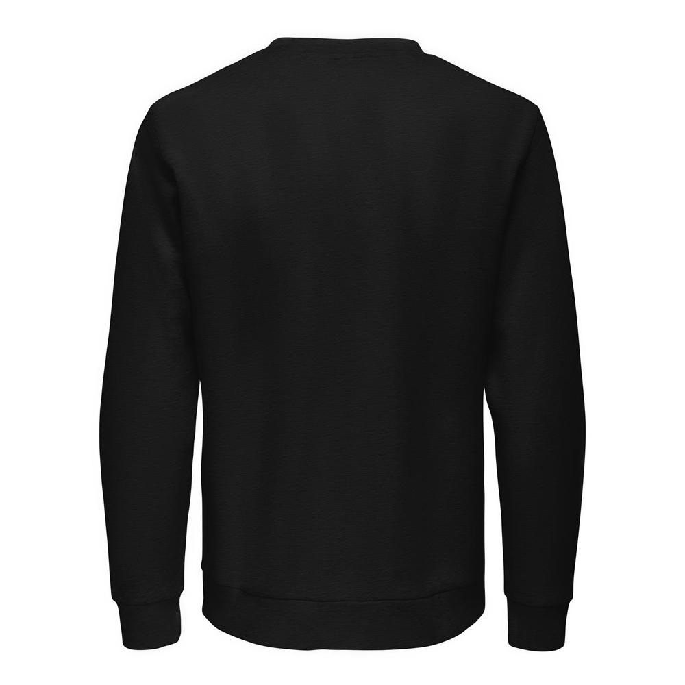 Sweat Noir Homme Only & Sons Chase vue 2
