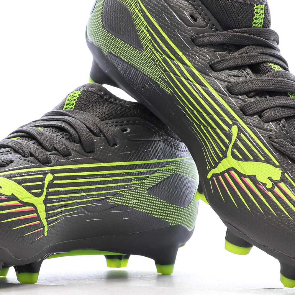 Calzado Gris/Amarillo Junior Puma Ultra 5 Match FG/AG ver 7