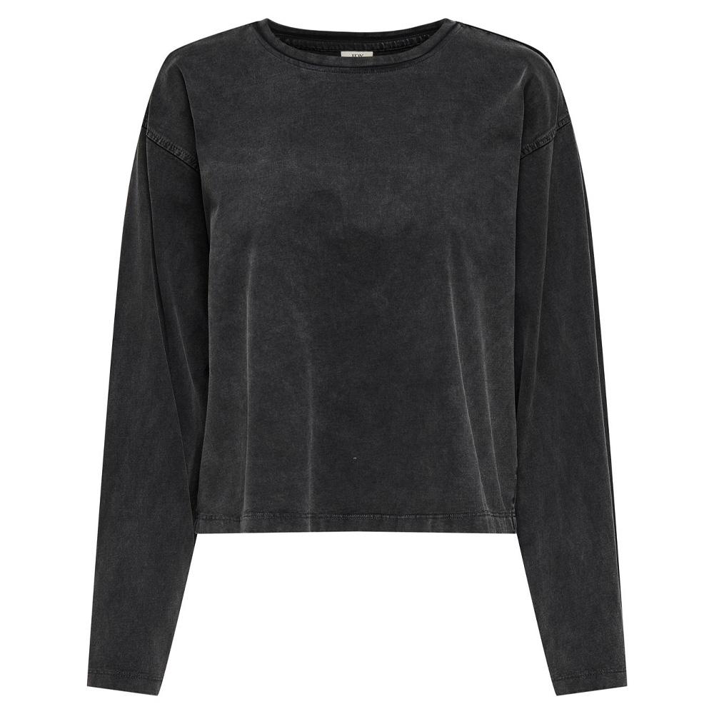 T-Shirt Manches Longues Noir Femme JDY Washed pas cher
