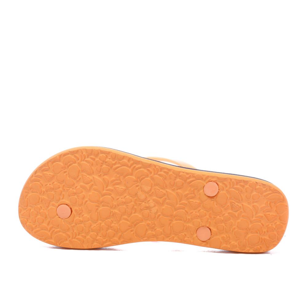 Tongs Noir/Orange Femme Roxy Seagive vue 2