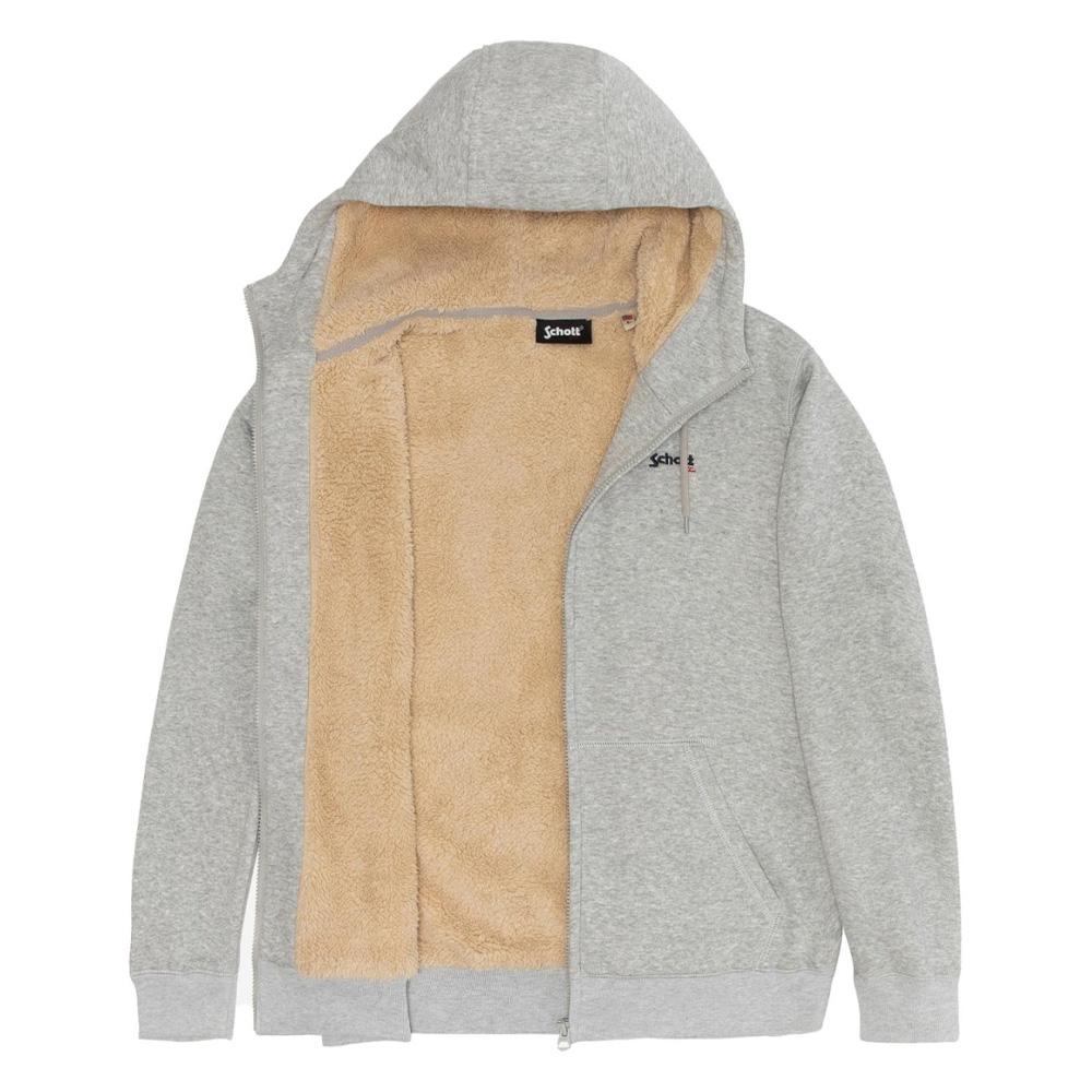 Veste Grise Marine Homme Schott Big vue 3