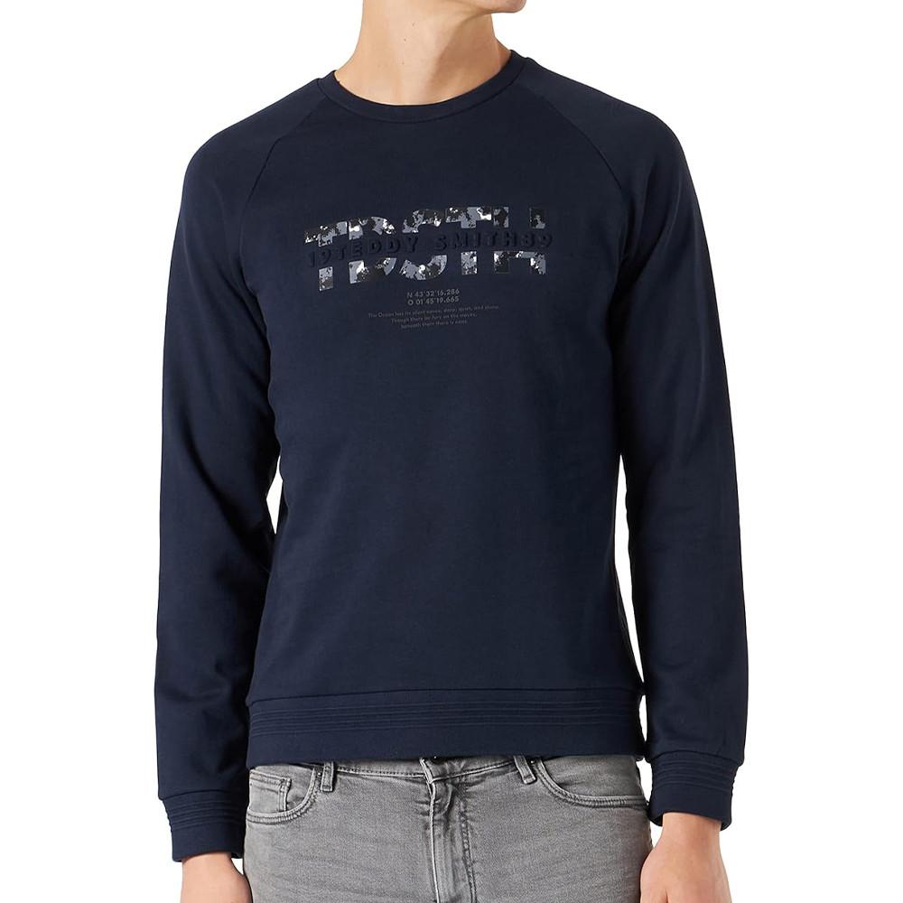 Sweat Marine Homme Teddy Smith Altino pas cher