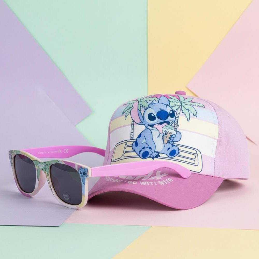 Kit Casquette + Lunette de Soleil Rose Enfant Sport Zone Relax vue 2