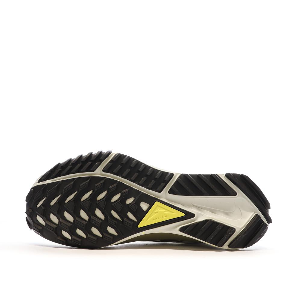 Chaussures de trail Blanche/Jaune Femme Nike React Pegasus vue 5