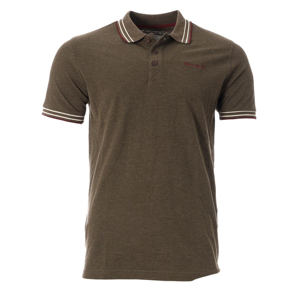 Polo Kaki Homme Teddy Smith Pasian 11306339 pas cher