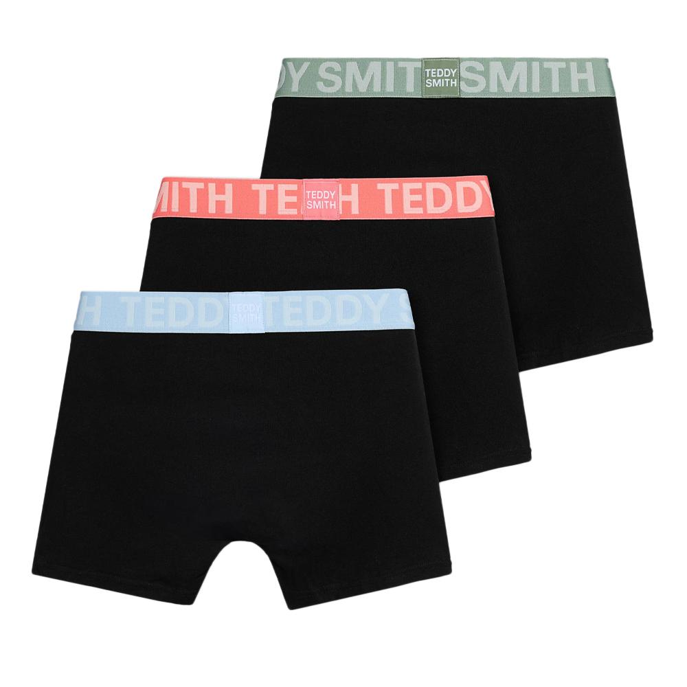 Lot de 3 Boxers Noirs Homme Teddy Smith 1TS/52/11 vue 2