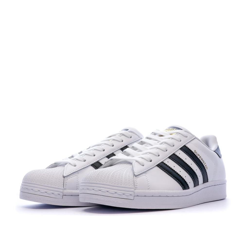 Baskets Blanches Homme Adidas Superstar 50 vue 6