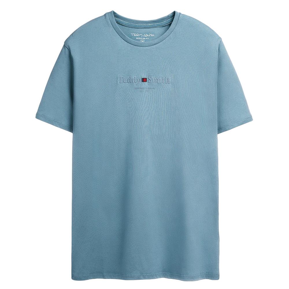 T-shirt Bleu Homme Teddy Smith 11017024D0 pas cher