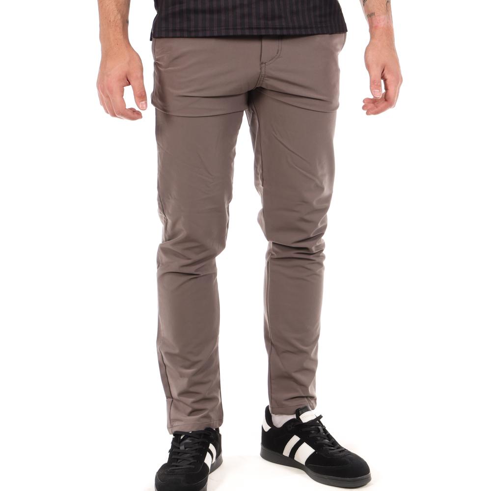 Men's Brown Fluid Pants American People Press affordable