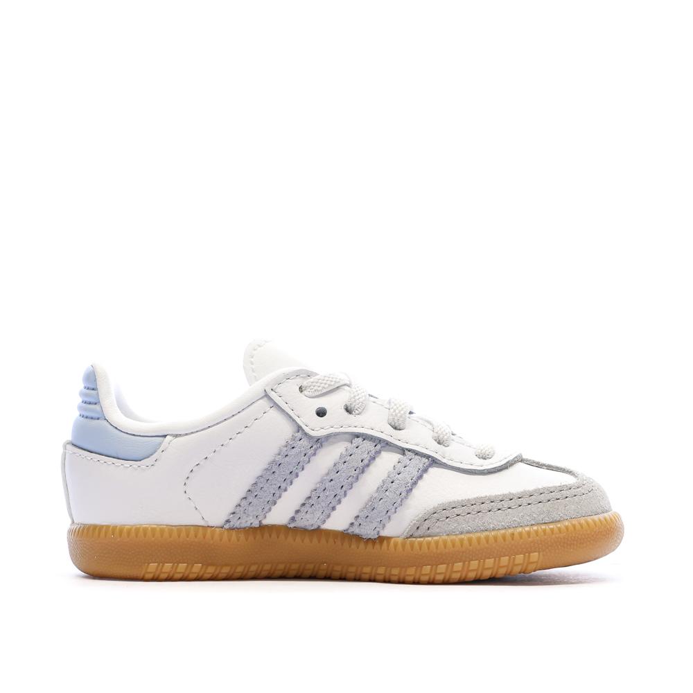 Baskets Grise/Blanches Bébé Adidas Samba Og vue 2