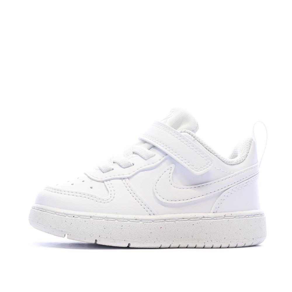 Baskets Blanc Enfant Nike Court Borough Low Recraf pas cher