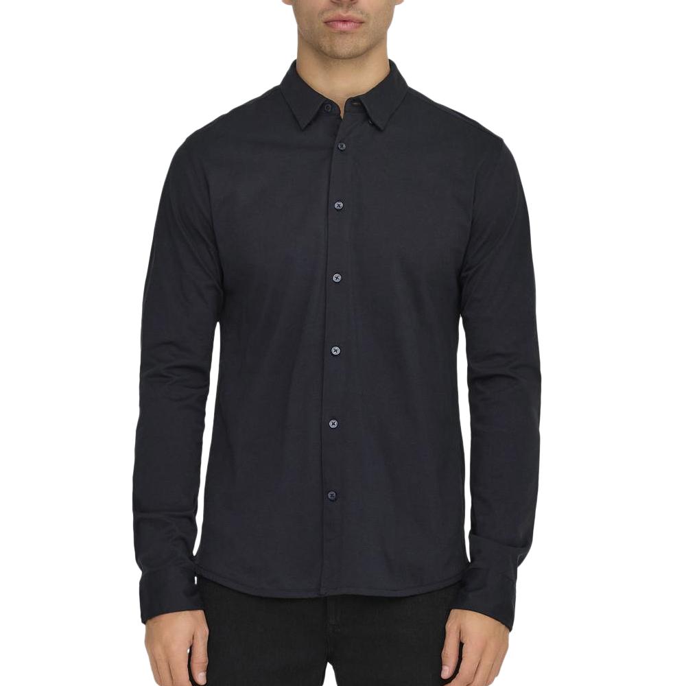 Chemise Marine Foncé Homme Only & Sons Robin pas cher