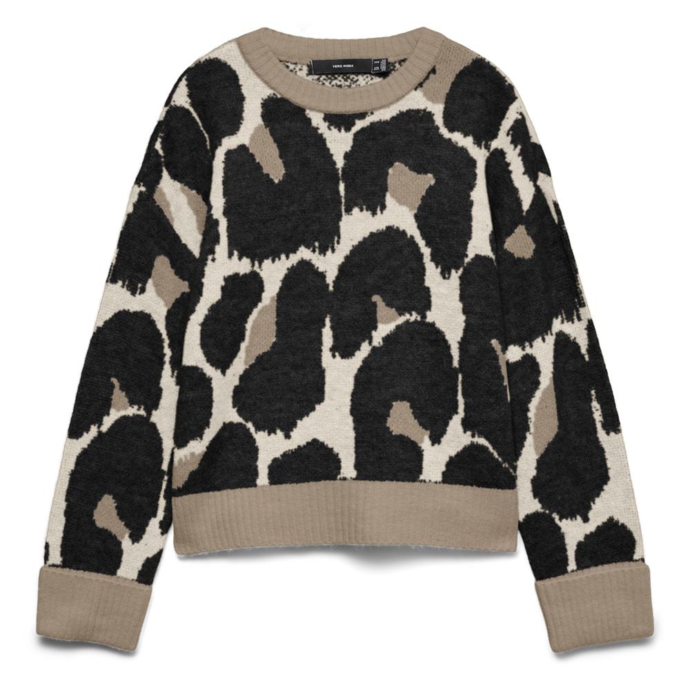 Vero Moda Leonie Women’s Black/Beige Jumper affordable