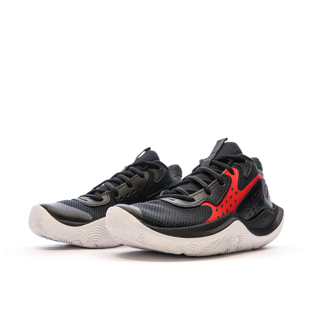 Chaussures de Basket Noires/Rouge Garçon Under Armour Jet 23 vue 6