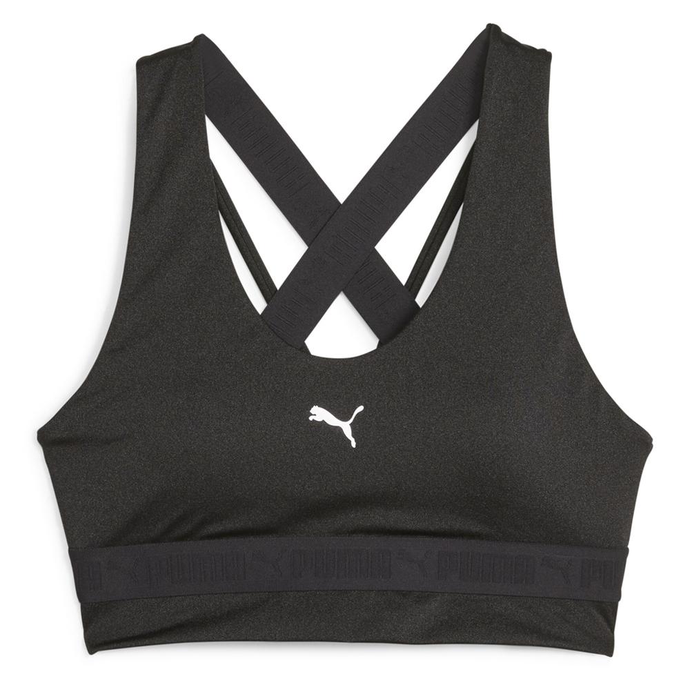 Brassière Noire Femme Puma Mid pas cher