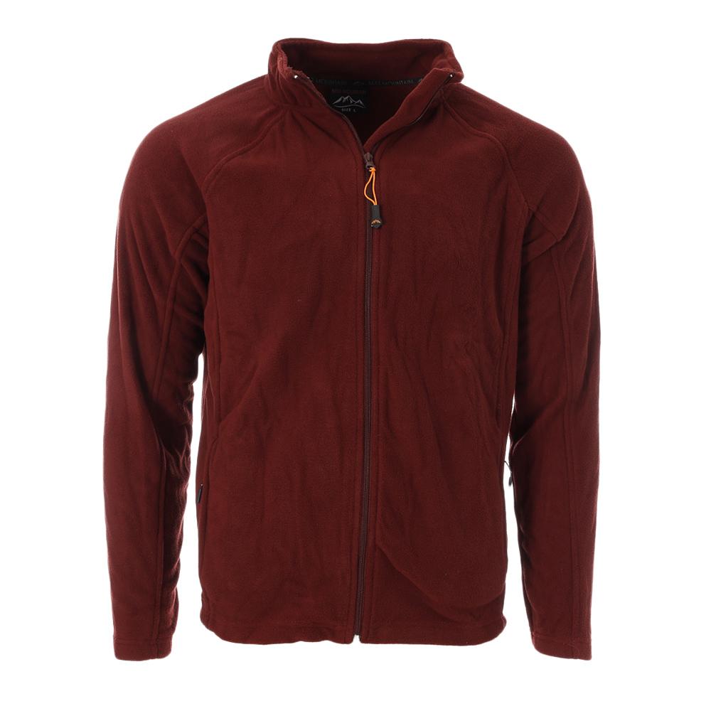 Sweat Polaire Bordeaux Homme Best Mountain Victor pas cher