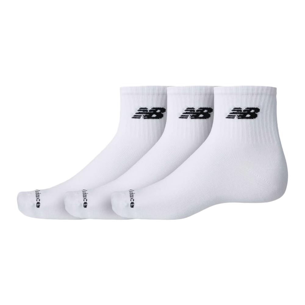 X3 Paires de Chaussettes Blanc Homme New Balance Everyday pas cher