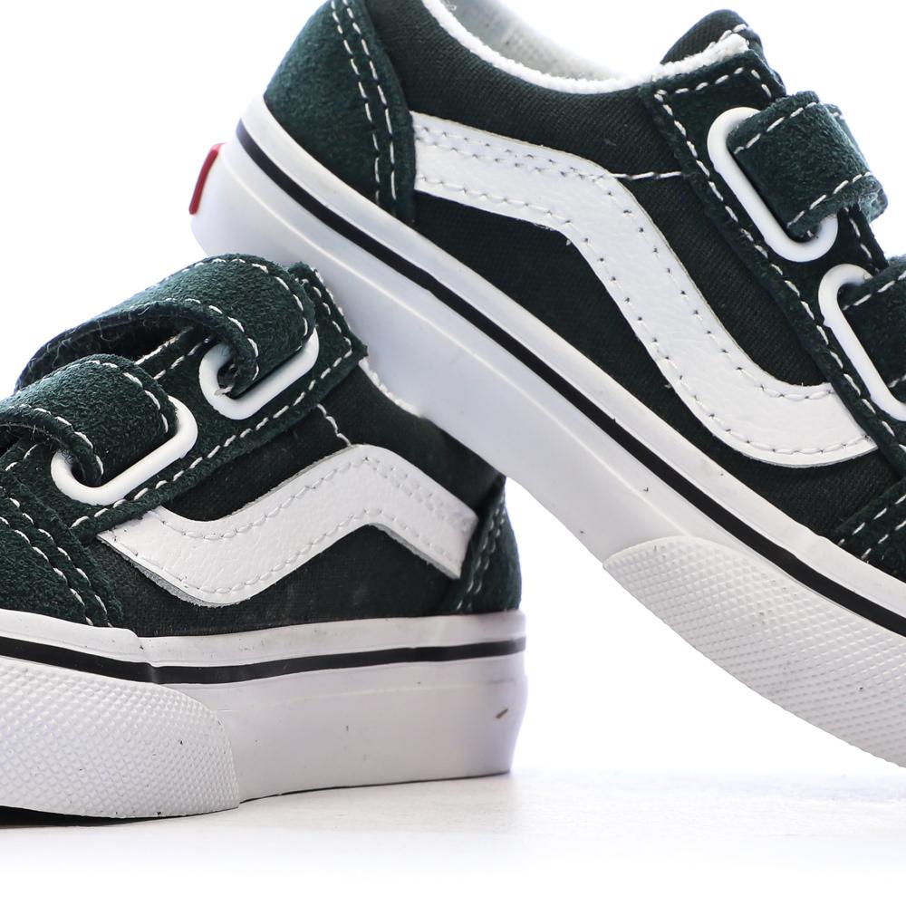 Baskets Vert Foncé Enfant Vans Old Skool Glow Summer Nights vue 7
