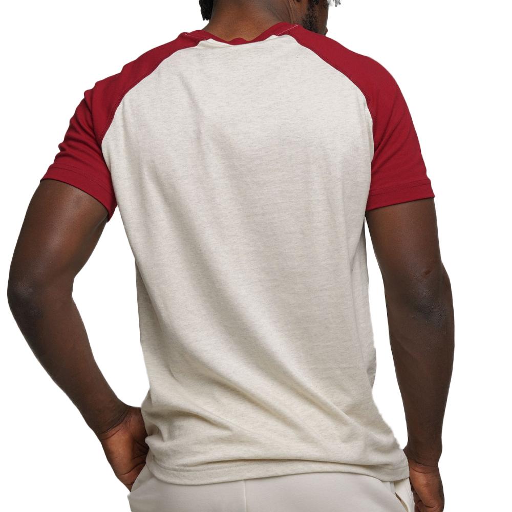 T-shirt Écru/Rouge Homme Champion 216576 vue 2