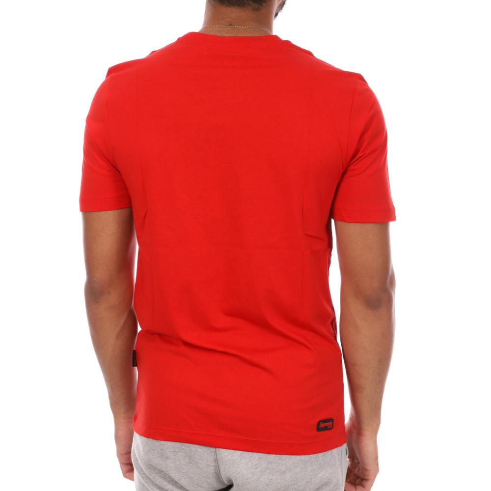 T-shirt Rouge Homme Supreme Grip Magazine vue 2