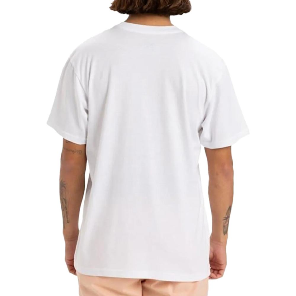 T-shirt Blanc Homme Quiksilver Retro Fade Yem vue 2