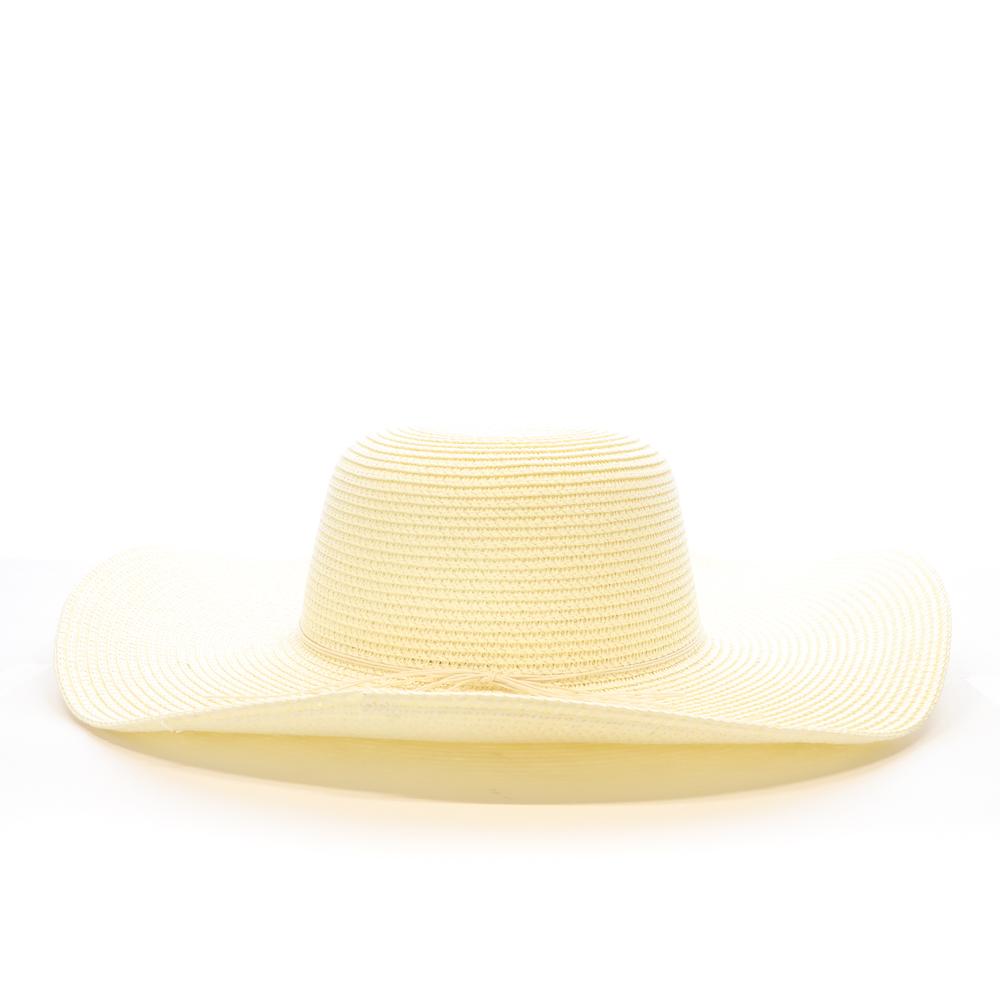 Chapeaux Blanc Via Lorenzo Capeline Camel vue 3