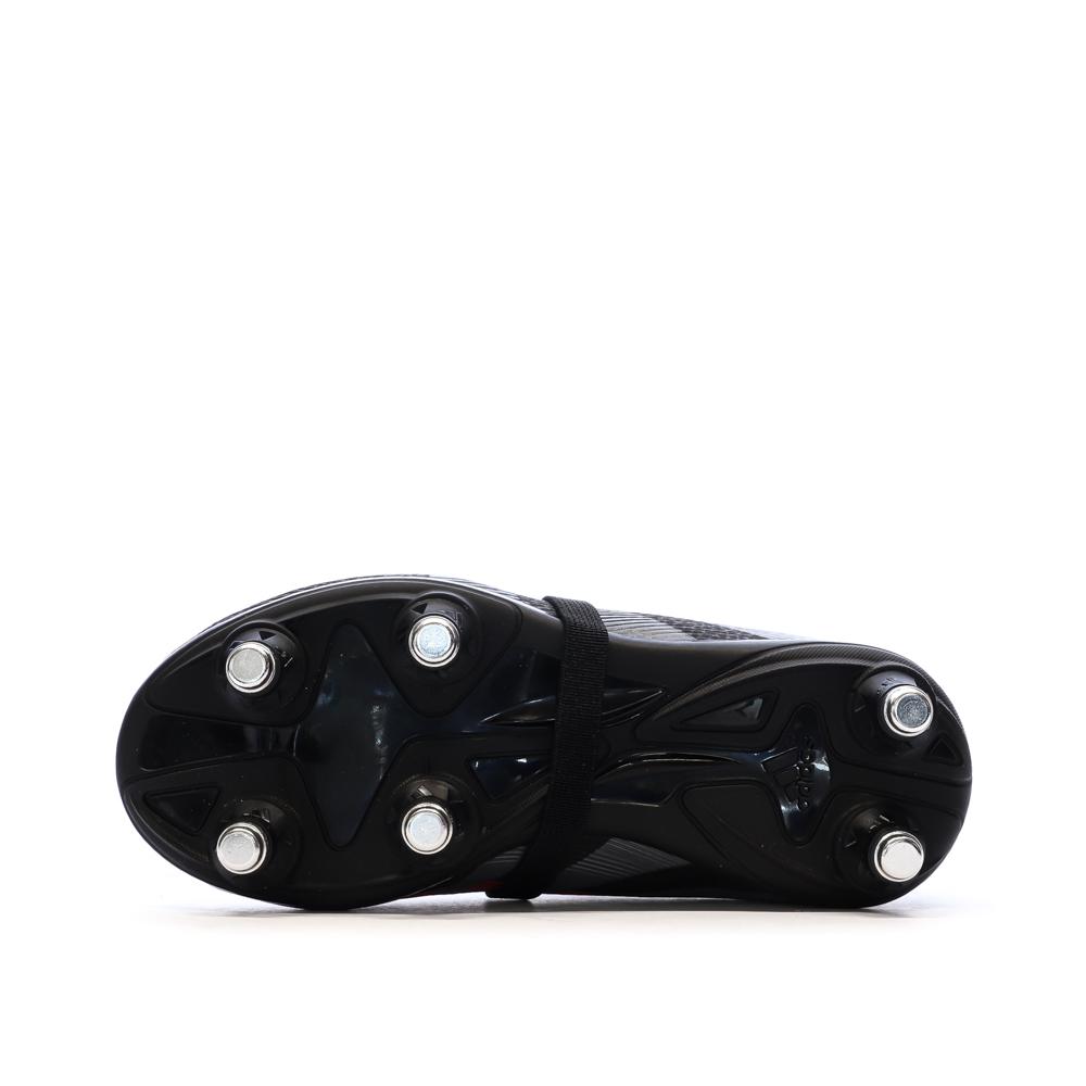 Zapatillas de fútbol negras para niños Adidas Predator League FT SG ver 5