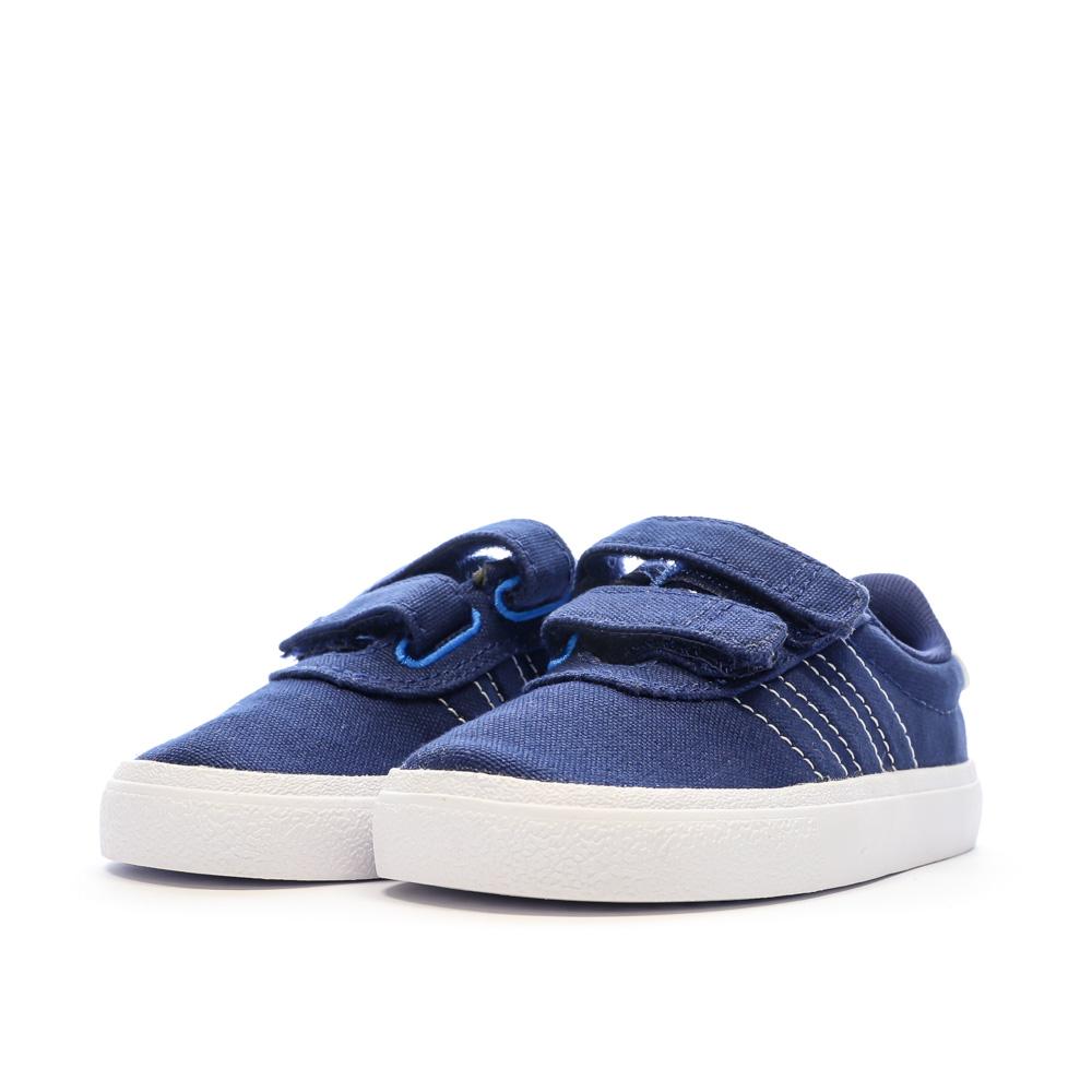 Baskets Marine Garçon Adidas Vulcraid3r vue 6