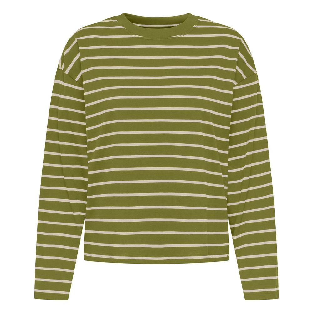T-Shirt Manches Longues Vert Femme Only Happy pas cher