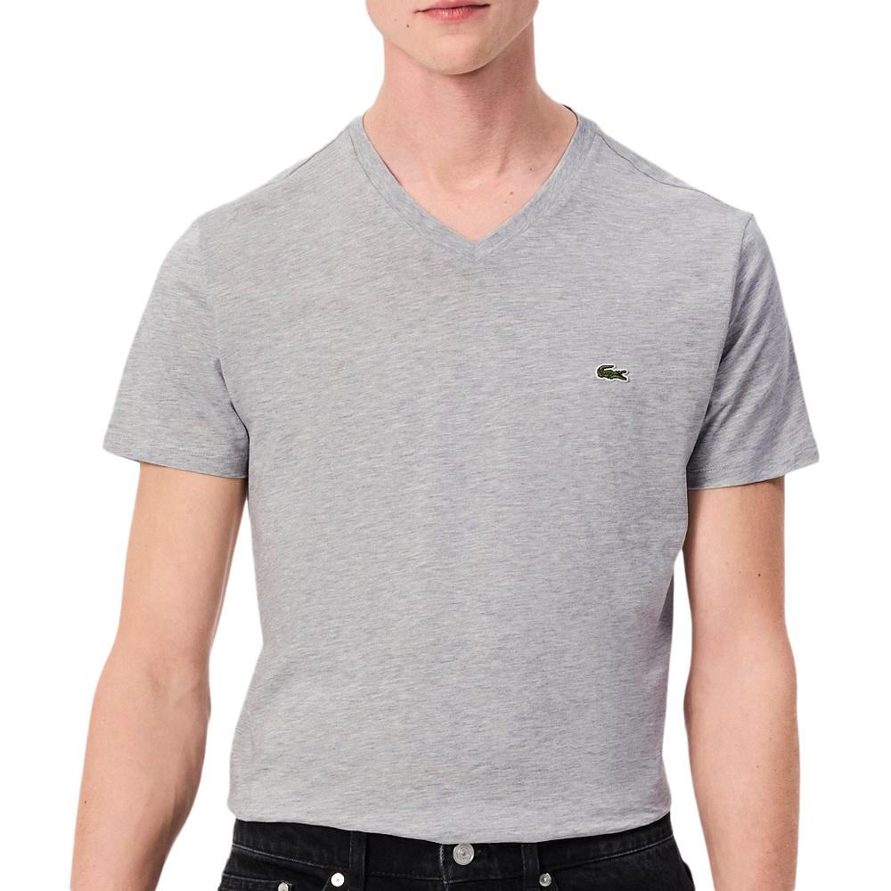 T-shirt Gris Homme Lacoste TH6710001 pas cher