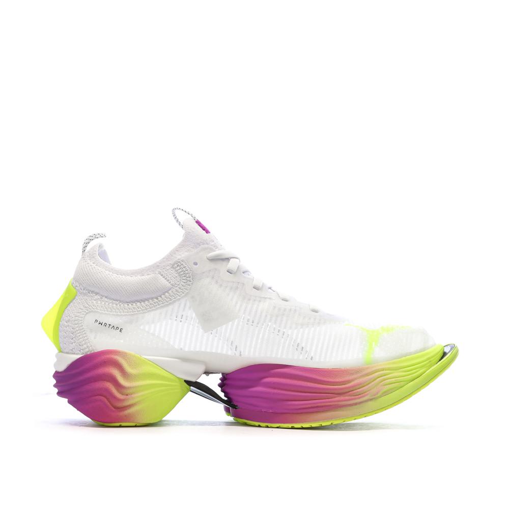 Chaussures de running Blanches/Rose Homme Puma Fast-r Nitro Elite 2 vue 2