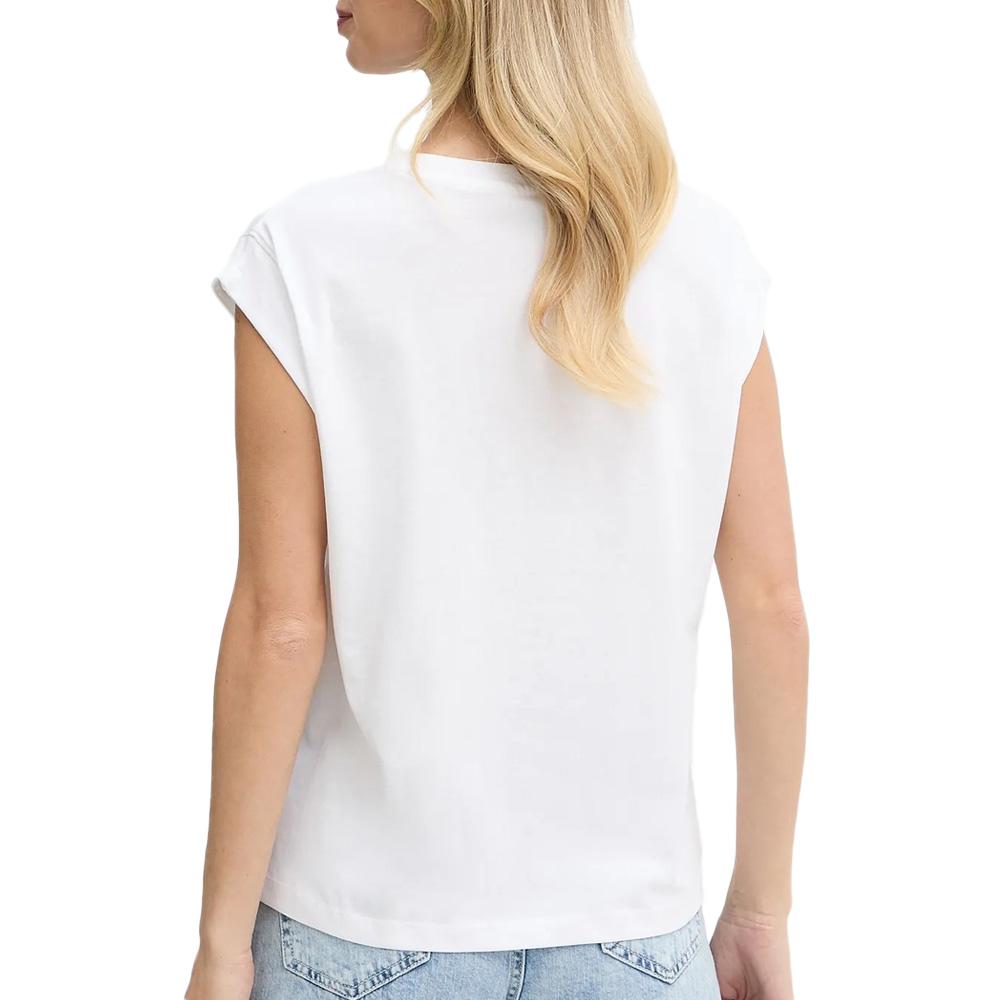 T-shirt Blanc Femme Pepe Jeans Aurore vue 2