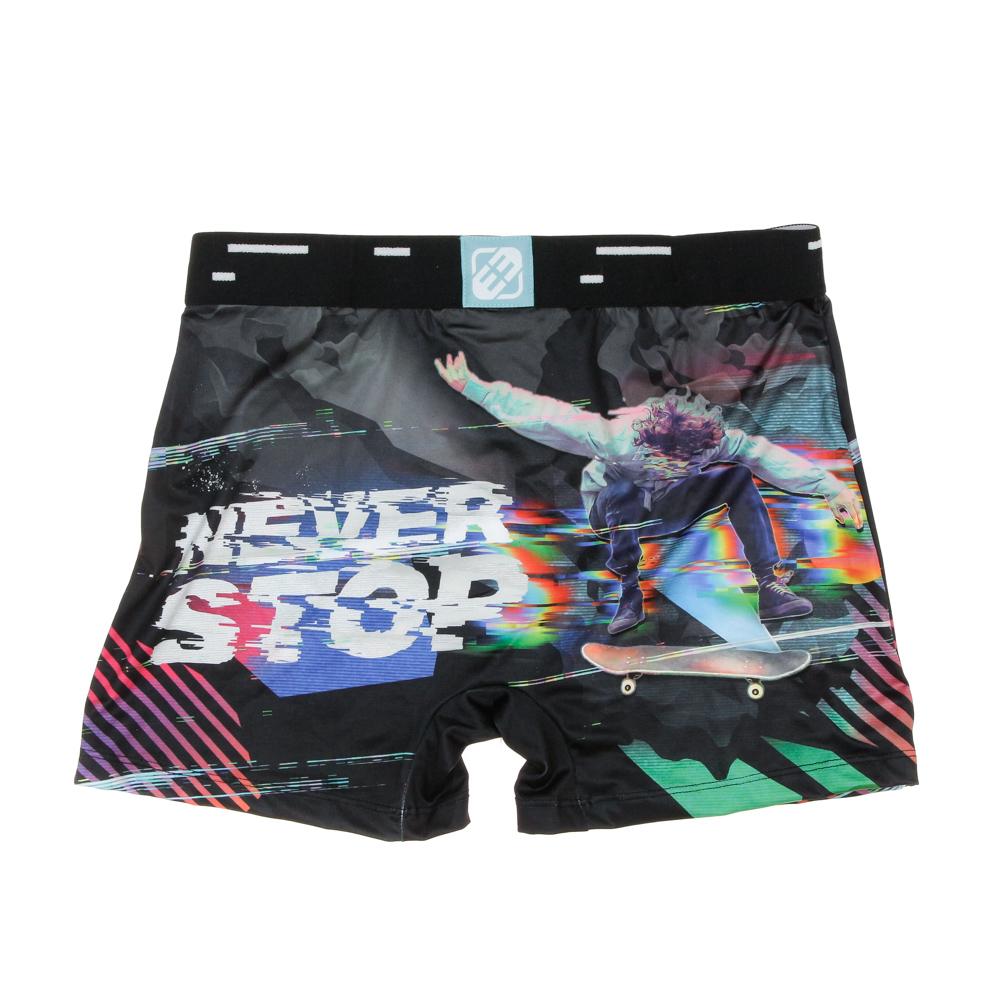 Boxer Noir/Gris à Imprimés Homme Freegun SKA vue 2