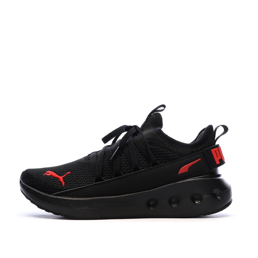 Chaussures de Sport Noir/Rouge Garçon/Homme Puma Softride Carson pas cher