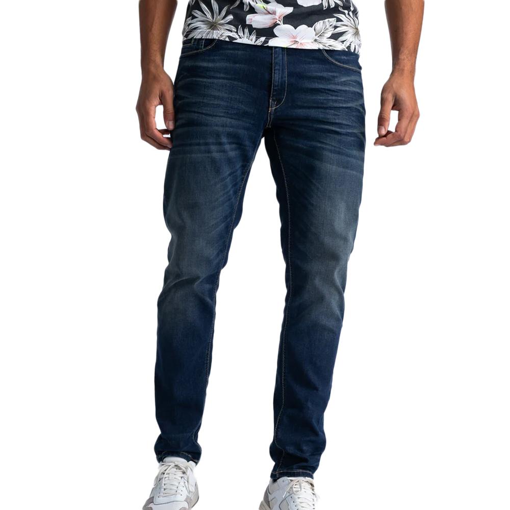 Jean Tapered Fit Bleu Homme Petrol Industries DNM014 pas cher