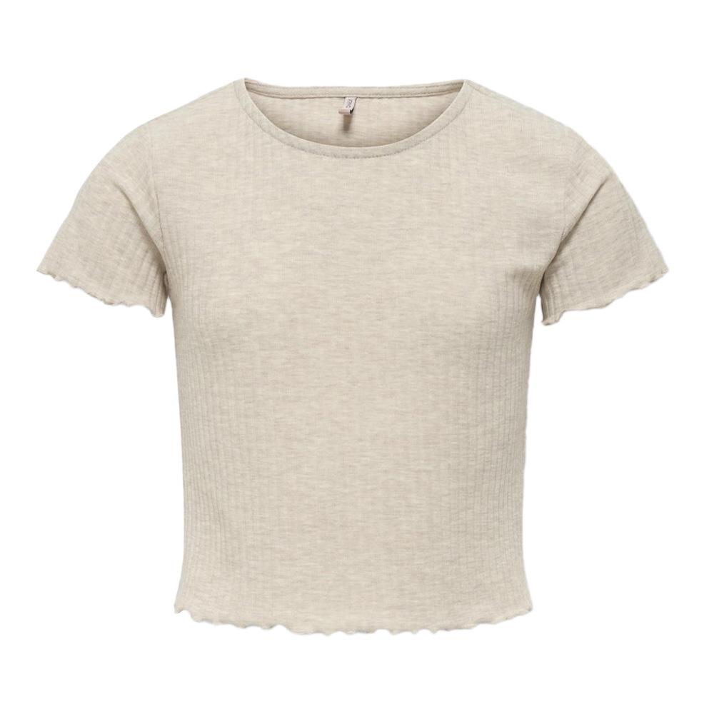 T-shirt Beige Fille Only Nella vue 3