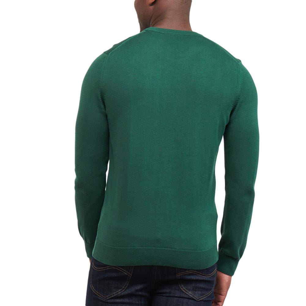 Pull Vert Homme Lacoste Organic Cotton Crew vue 2