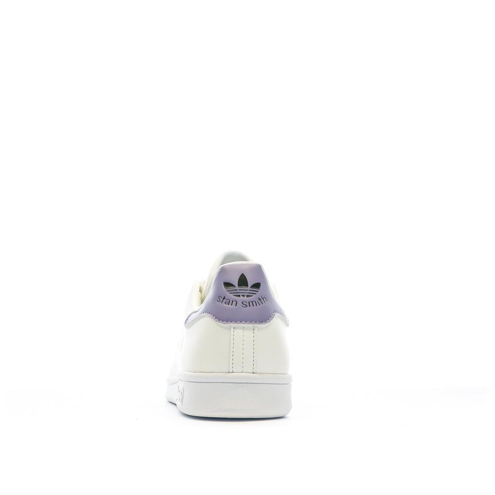 Baskets Blanches Femme Adidas Stan Smith Owhite vue 3