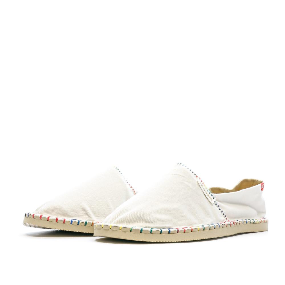 Espadrilles Blanc Femme Havaianas Origine Details vue 6