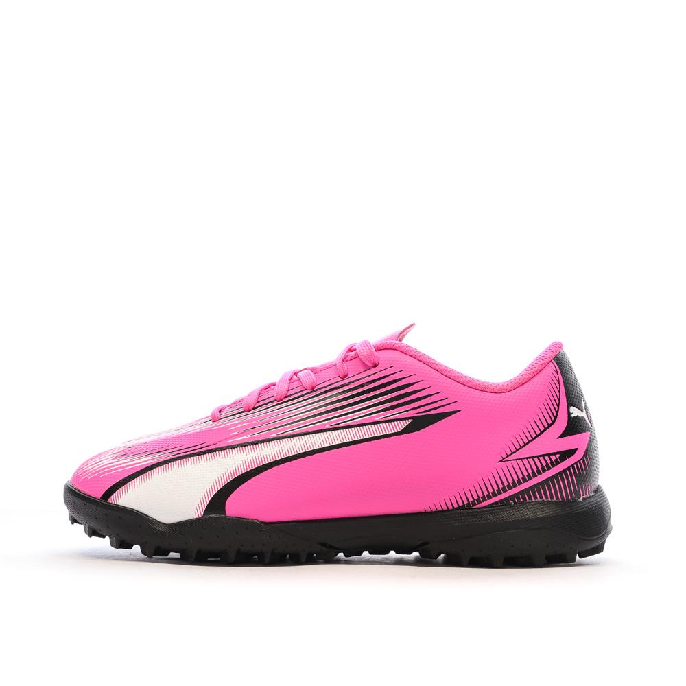 Chaussures Football Rose Garçon Puma Ultra Play pas cher