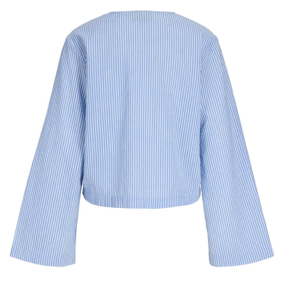 Blouse Bleu/Blanche Femme JJXX Jxwindy vue 2