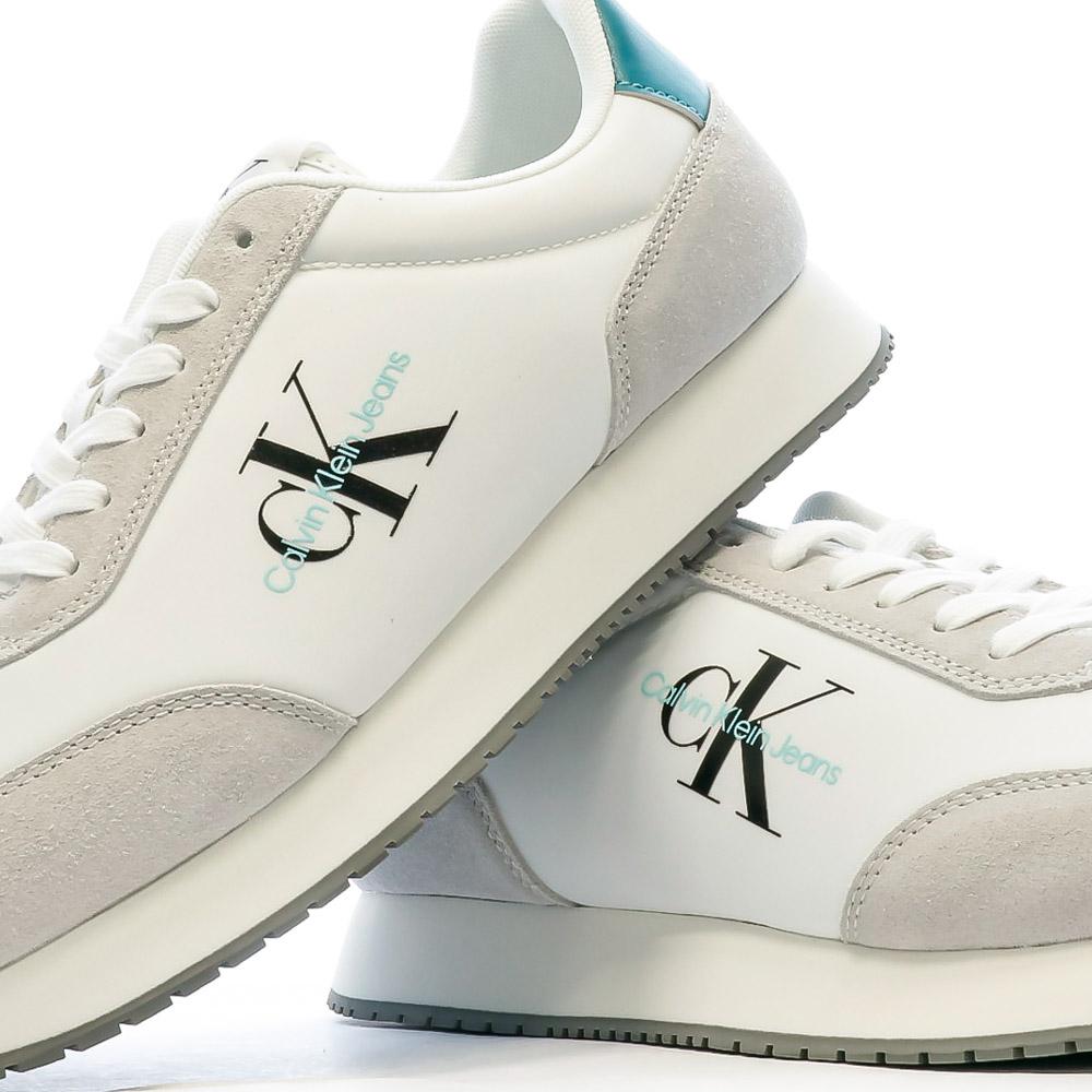 Baskets Blanches Homme Calvin Klein Jeans YM0YM00746 vue 7