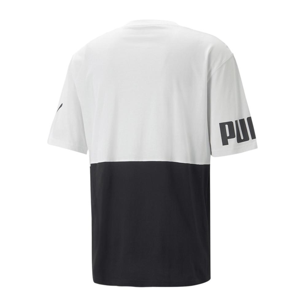 T-shirt Blanc/Noir Homme Puma Fd Pp vue 2