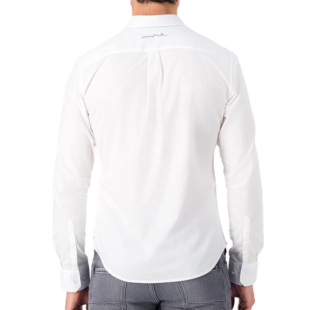 Chemise Manches Longues Blanche Homme Teddy Smith Volt 2 vue 2