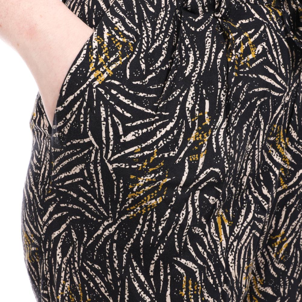 Pantalon Fluide Marine Femme Teddy Smith Zita Print vue 3