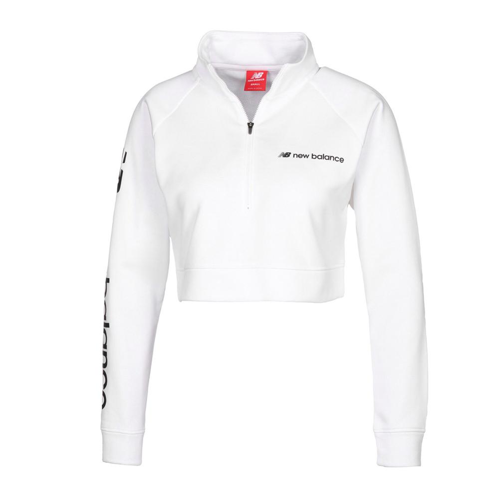 Veste blanche femme New Balance Sport Style Optiks pas cher