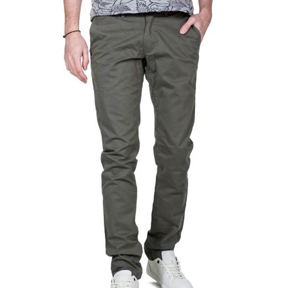 Chino Slim Gris Homme Teddy Smith Stretch pas cher