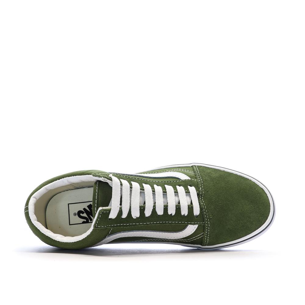 Baskets Vertes Homme Vans Old Skool vue 4