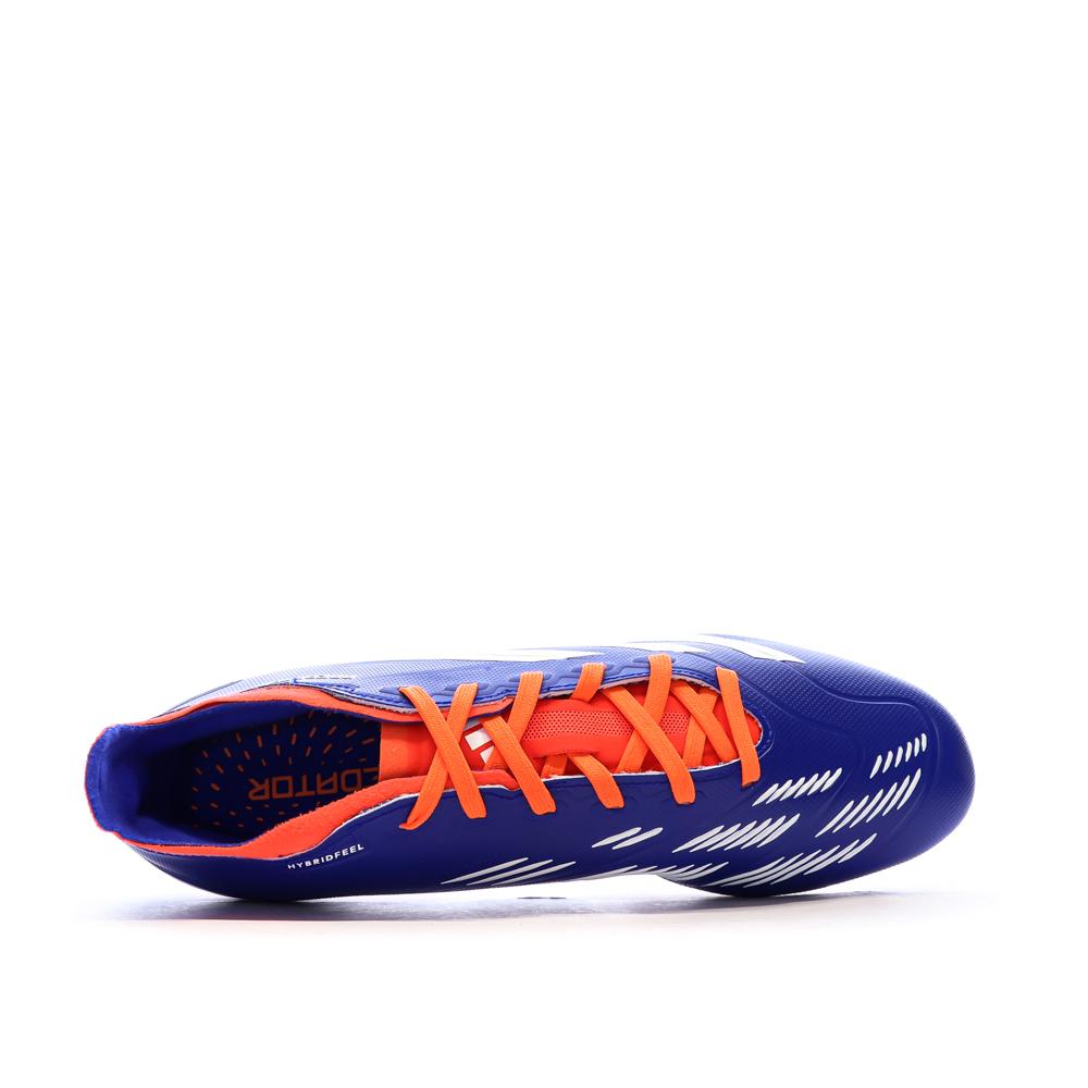 Chaussures de Foot Bleu Homme Adidas Predator League SG vue 4